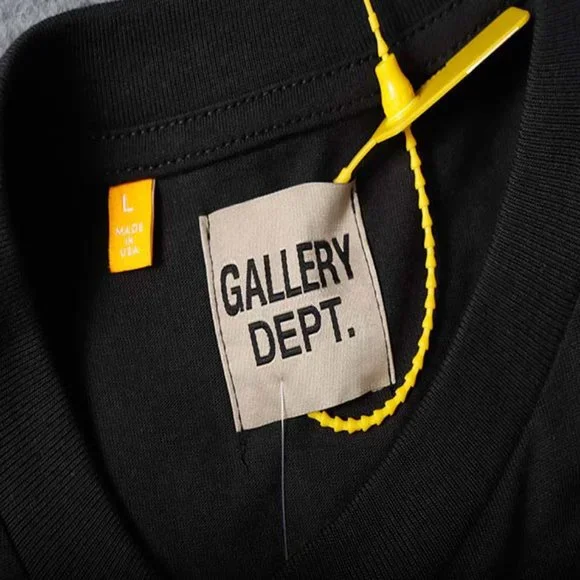 Gallery Dept. Gradient Logo Print Short Sleeve Black